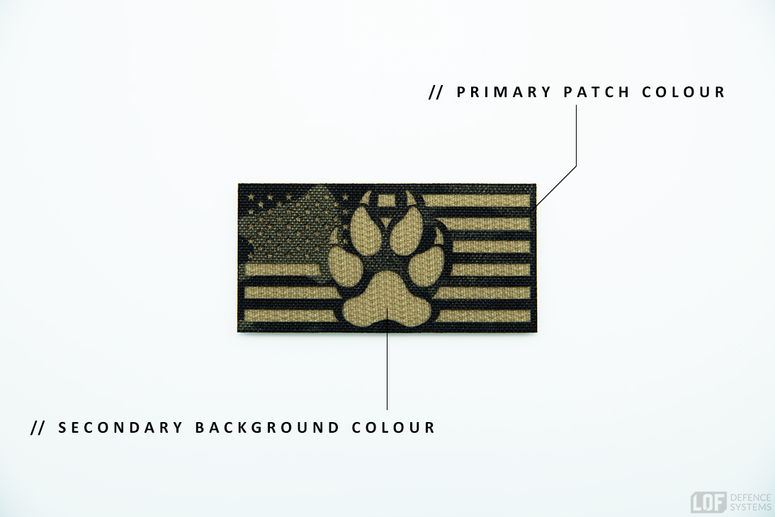 USA K9 Paw Patch - Layout Options