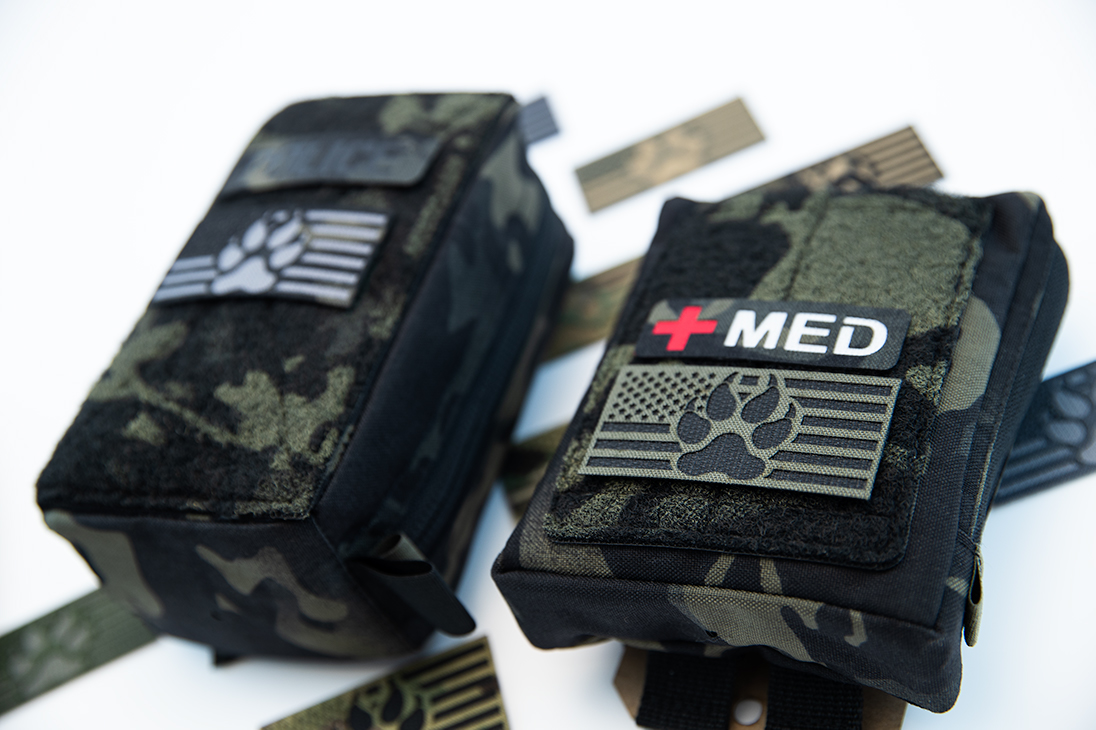 USA K9 Paw Patch attached to Tactical Gear