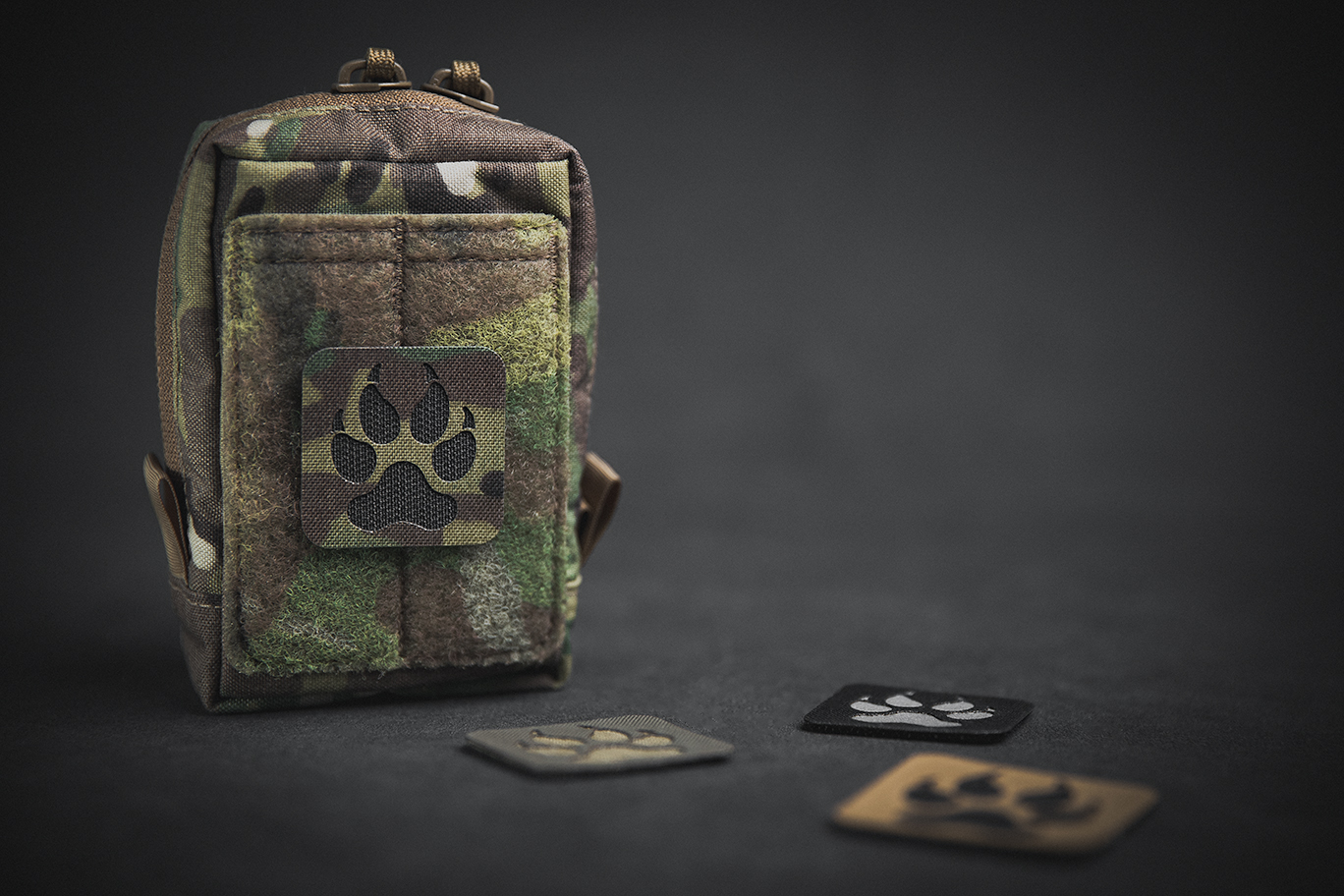 K9 Paw Patch attached to Tactical Pouch
