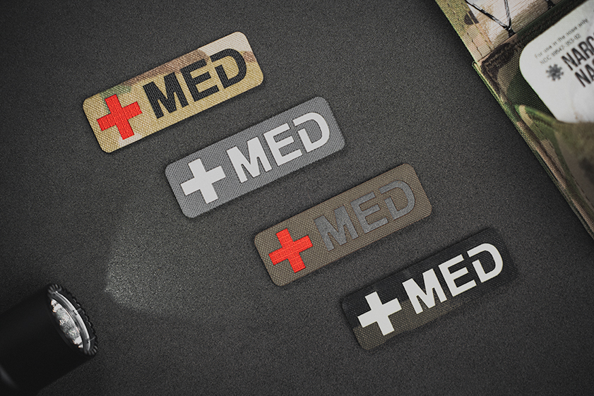 LOF Medical ID Patch with Cross made in Canada