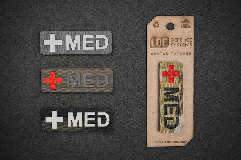 Canadian made medical patches by LOF Defence