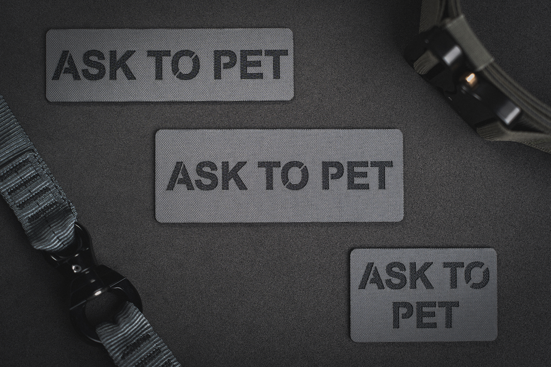 ASK TO PET K9 Morale Patches