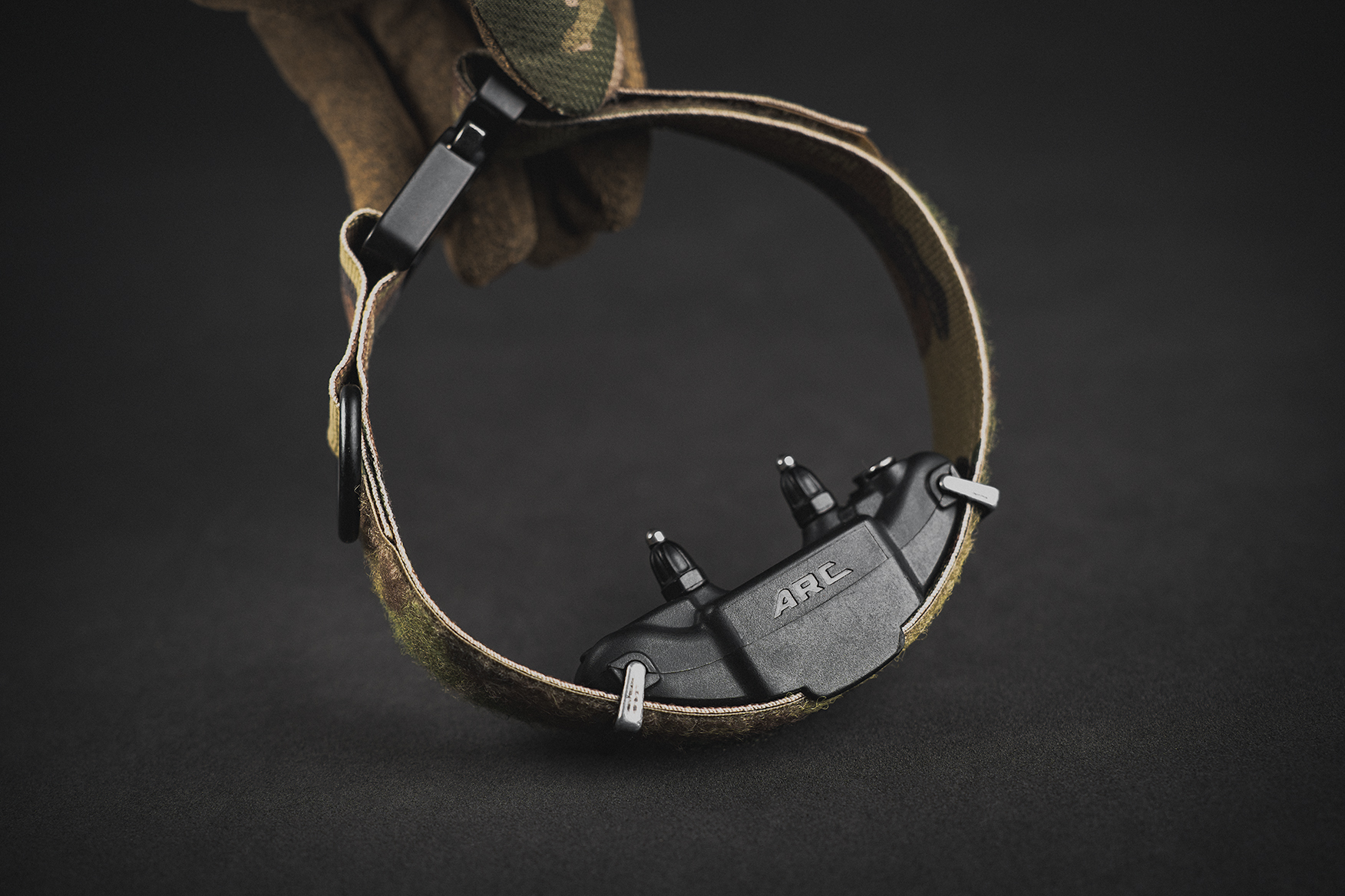 LOF Adaptive E-Collar Showing Integrated D-Ring and Dogtra Receiver