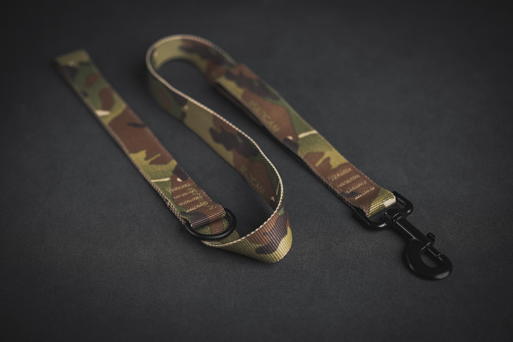 LOF Dual Handle K-9 Ops Lead shown in Multicam