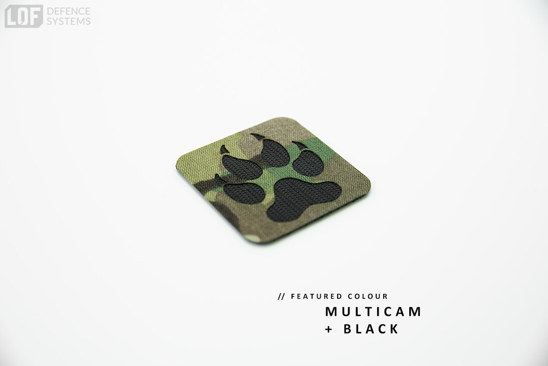 Tactical K9 PAW Patches - Custom Colours & Sizes | LOF Defence