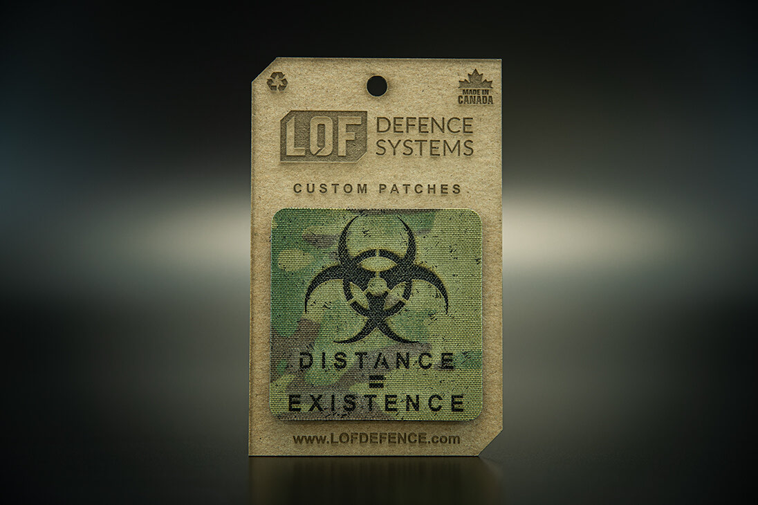 Battle Worn HAZARD Patches - Made In Canada | LOF Defence