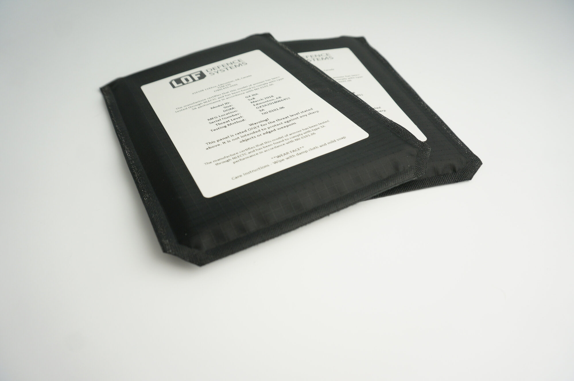 LOF Defence Ballistic Resistant Trauma Plates