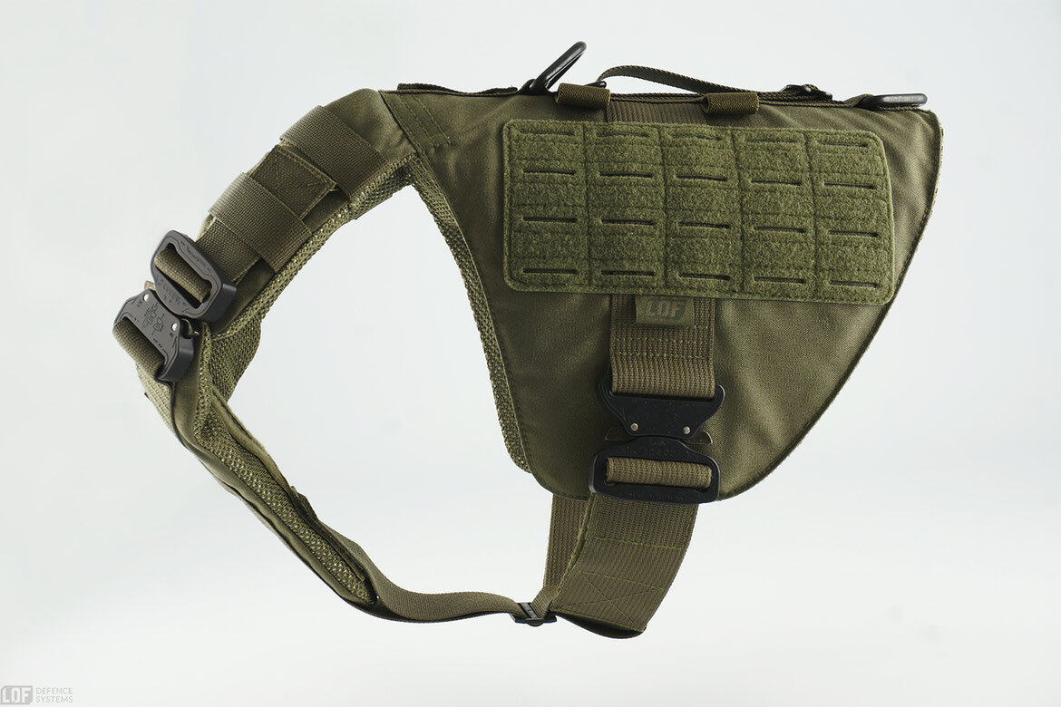 Tactical Armoured K9 Vest - Lightweight and Mobile